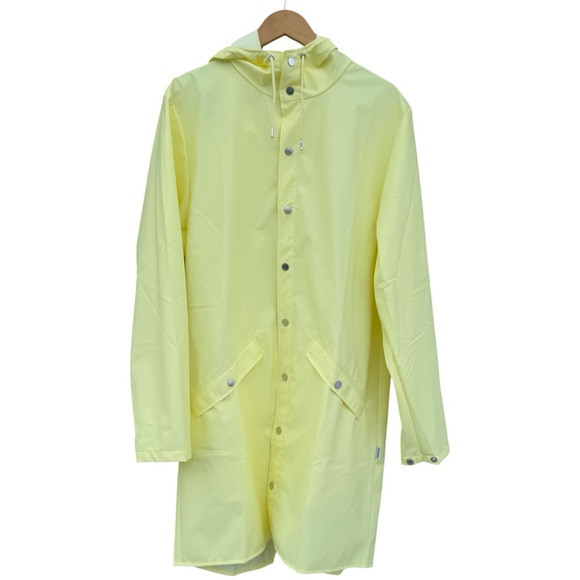 RAINS | NEW Unisex Long Raincoat Straw Waterproof | Medium - Picture 5 of 8